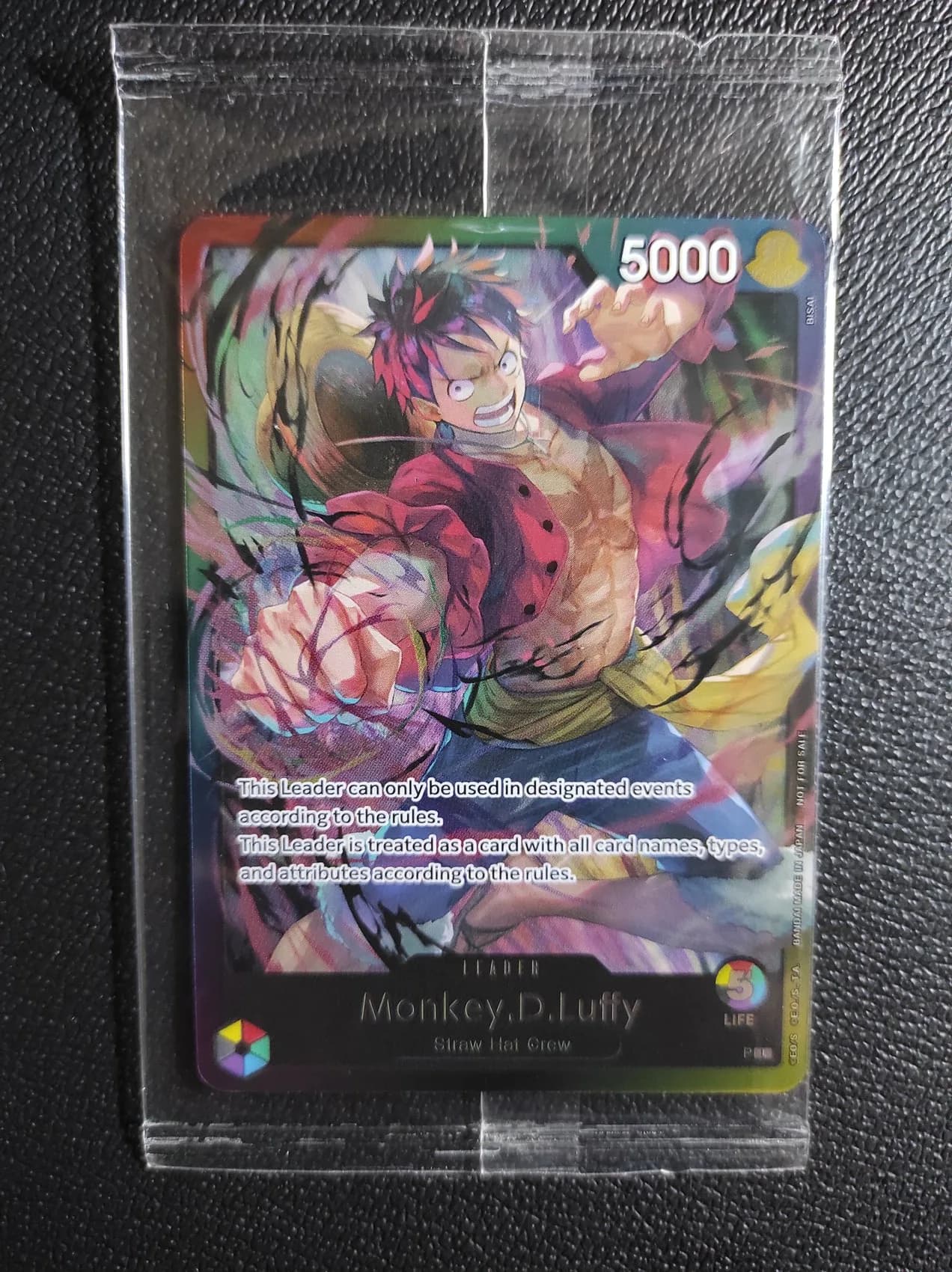 Promo | Monkey D Luffy Rainbow SEALED (HOLO) gambar 1